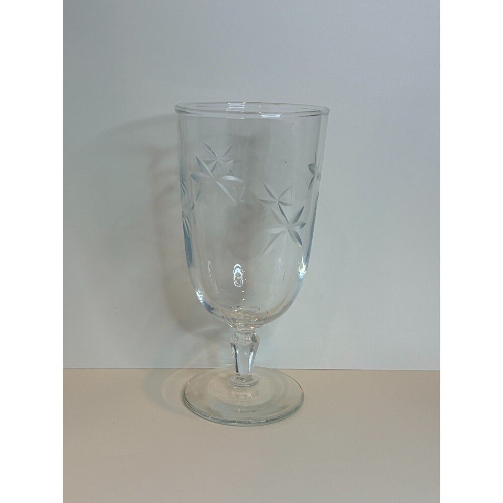 Libbey Candlelight (7)  Iced Tea Glasses -MCM 1930’s Vintage 6 3/4”-VGC